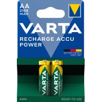VARTA NiMH Akku "RECHARGE ACCU Power", Mignon (AA), 2100 mAh