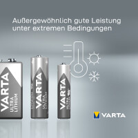 VARTA Lithium Batterie Ultra Lithium, Micro (AAA), 2er Pack