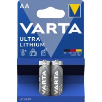 VARTA Pile au lithium ULTRA Lithium, Mignon (AA), 2 piles
