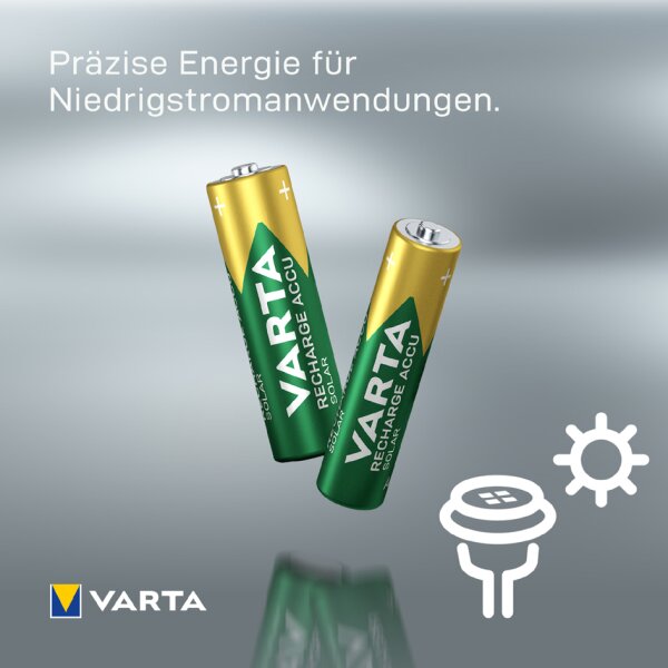 VARTA Pile NiMH RECHARGE ACCU Solar, Mignon (AA/HR06)