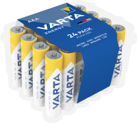 VARTA Pile alcaline Energy, Micro (AAA/LR3), pack de 24