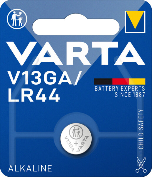 VARTA Alkaline Knopfzelle "Professional Electronics", V13GA