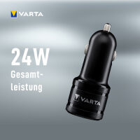 VARTA Chargeur allume-cigare USB Car Power, 2 ports USB