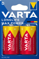 VARTA Pile alcaline Longlife Max Power, Mono (D)