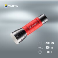 VARTA Lampe de poche LED Outdoor Sports F10, 3 AAA