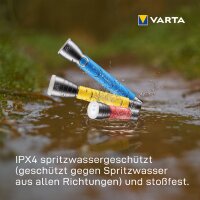 VARTA Lampe de poche LED Outdoor Sports F20, 2 AA