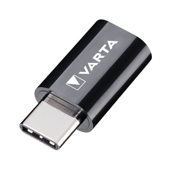 VARTA Charge & Sync Adapter - Micro USB auf USB 3.1 Typ C