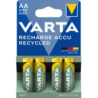 VARTA NiMH Akku "RECHARGE ACCU Recycled", Mignon AA, 2100mAh