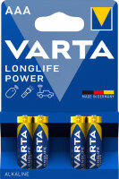 VARTA Pile alcaline Longlife Power, Micro (AAA/LR03)