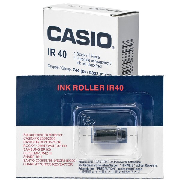 Farbrolle für CASIO Tischrechner HR-150LB ER und HR-8L B