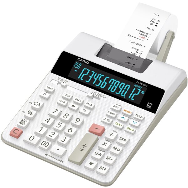 Farbwalze für CASIO Tischrechner FR-2650 A Nylon schwarz rot