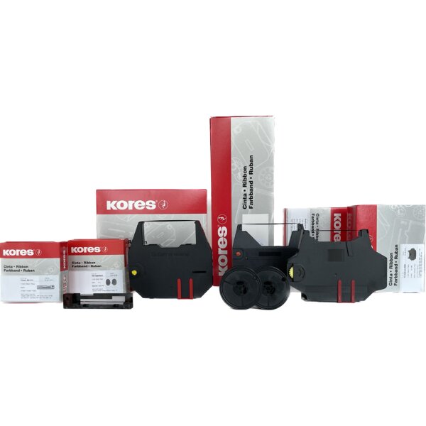 Kores Ruban encreur, groupe 301, SHARP PA 3100, noir