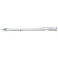 Pentel Stylo roller gel Hybrid Gel Grip Metallic K118,argent