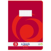herlitz Schulheft x.book, DIN A4, Lineatur 22 kariert