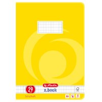 herlitz Schulheft x.book, DIN A4, Lineatur 28 kariert