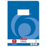 herlitz Schulheft x.book, DIN A4, Lineatur 38 kariert