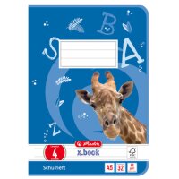 herlitz Cahier scolaire x.book, A5, linéature 3