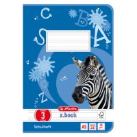 herlitz Cahier scolaire x.book, A5, linéature 4