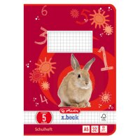 herlitz Cahier scolaire x.book, A5, linéature 5