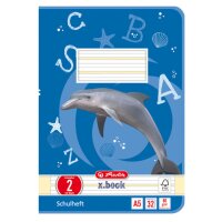 herlitz Schulheft x.book, DIN A5, Lineatur 7 kariert