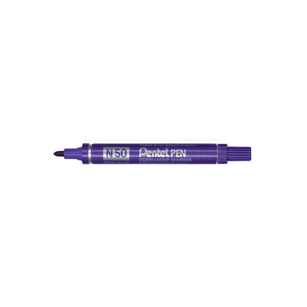 Pentel Permanent-Marker N50, schwarz, Rundspitze