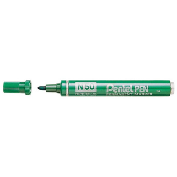 Pentel Permanent-Marker N50, schwarz, Rundspitze