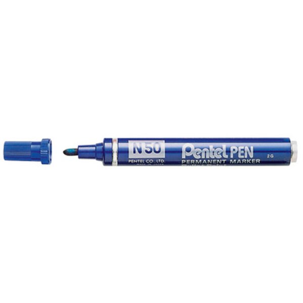 Pentel Permanent-Marker N50, schwarz, Rundspitze