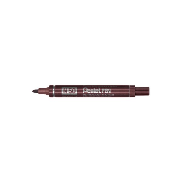 Pentel Permanent-Marker N50, rot, Rundspitze
