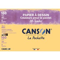 CANSON Zeichenpapier Mi-Teintes, DIN A3, Pastell Farben