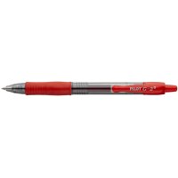 PILOT Stylo roller à encre gel G-2 PLUS fine, rouge