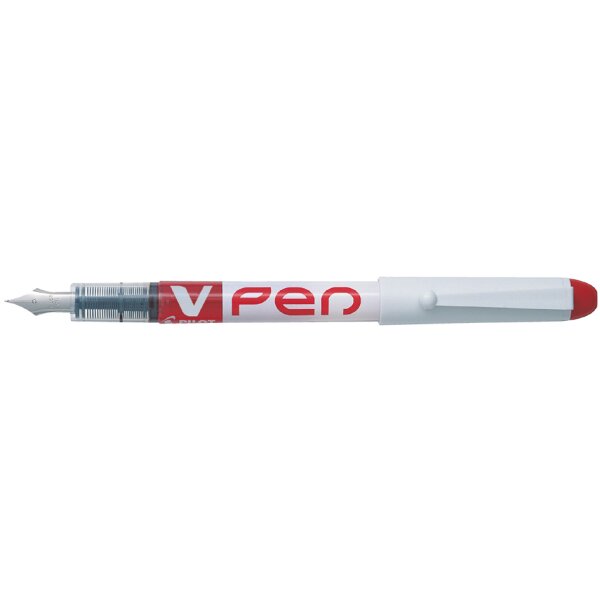PILOT Einweg-Füllhalter V-Pen, Federbreite: 0,5 mm, blau