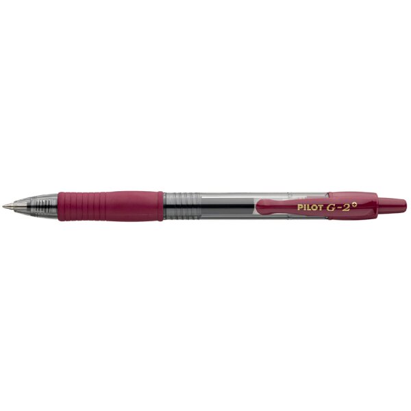 PILOT Gelschreiber G-2 PLUS medium, bordeaux