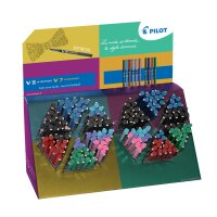 PILOT Stylo roller Hi-Tecpoint V5/V7, présentoir...