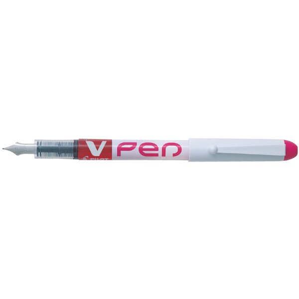 PILOT Einweg-Füllhalter V-Pen, Federbreite: 0,5 mm, violett