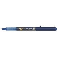 PILOT Stylo roller V Ball 1.0, pointe métal, bleu