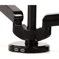 Fellowes Bras porte-écrans triple Platinum, noir