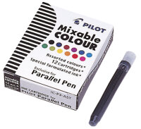PILOT Cartouches dencre pour stylo Parallel Pen, rouge