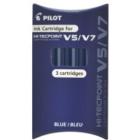 PILOT Tintenpatronen für Tintenroller V5 V7, rot