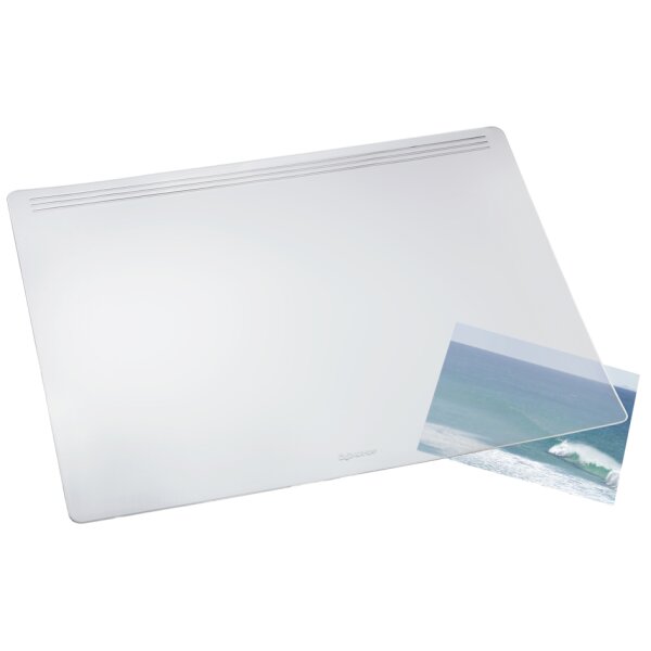 L&auml;ufer Schreibunterlage MATTON TRANSPARENT, glasklar