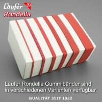 Läufer Gummibänder RONDELLA im Karton, 130 x 10 mm, 1.000 g