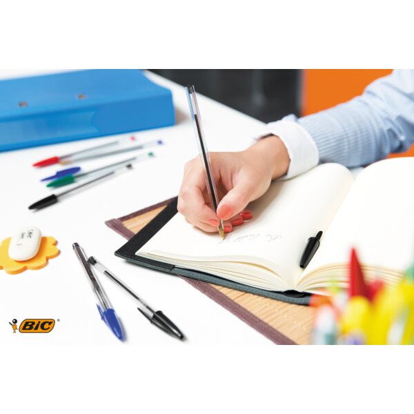 BIC Stylo à bille Cristal Original, rouge