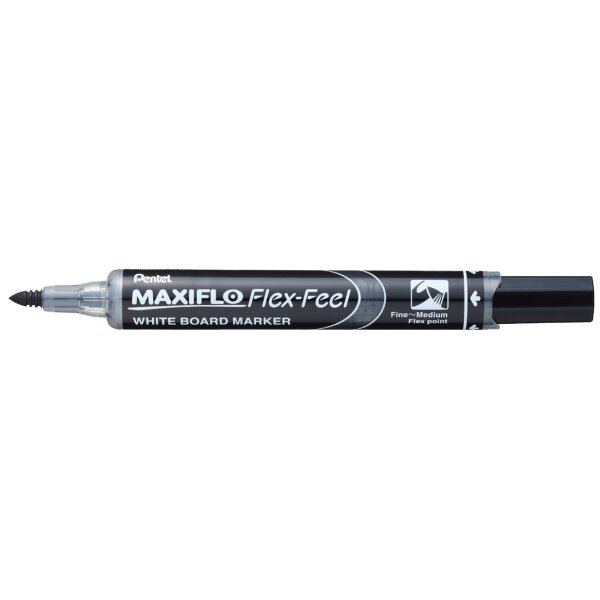 Pentel Whiteboard-Marker MAXIFLO Flex-Feel, schwarz