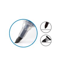 Pentel Marqueur pour tableau blanc MAXIFLO Flex-Feel, vert