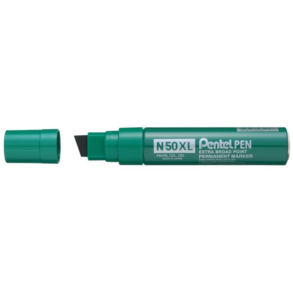 Pentel Permanent-Marker N50XL, Keilspitze breit, rot
