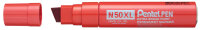 Pentel Permanent-Marker N50XL, Keilspitze breit, rot