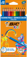 BIC KIDS Crayons de couleur Evolution ecolutions,...
