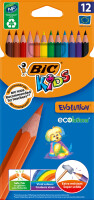 BIC KIDS Crayons de couleur Evolution ecolutions,...