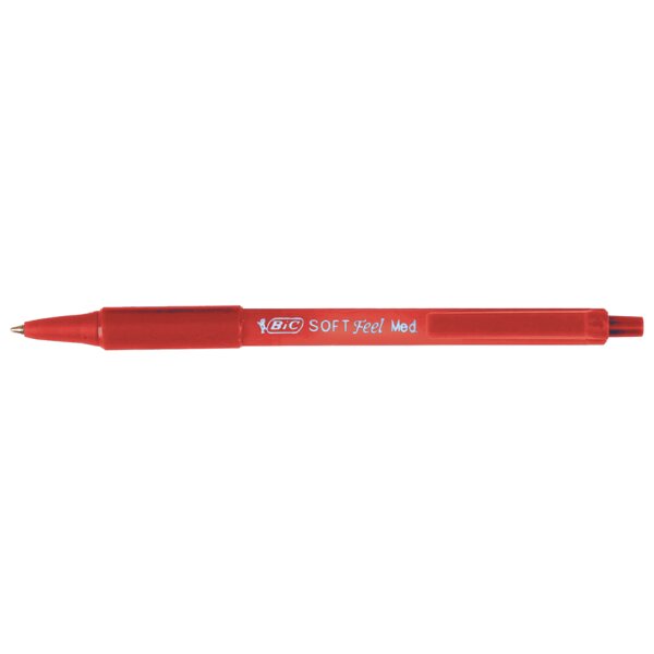 BIC Druckkugelschreiber Soft Feel Clic Grip, schwarz