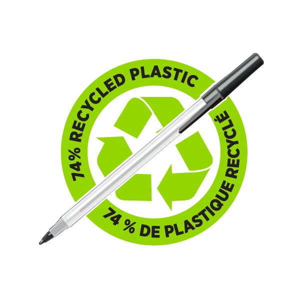 BIC Kugelschreiber ECOlutions Round Stic, blau