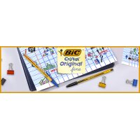 BIC Stylo à bille Cristal Fine, bleu